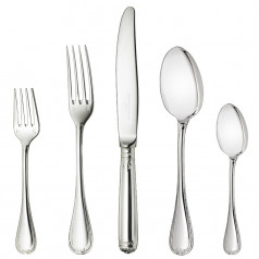 Malmaison Sterling Silver 24 Pieces Set for 6 in Chest (6x: Table Fork, Table Knife, Table Spoon, Coffee Spoon)