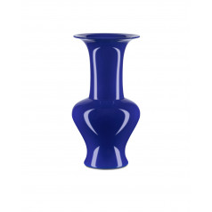 Ocean Blue Corolla Vase