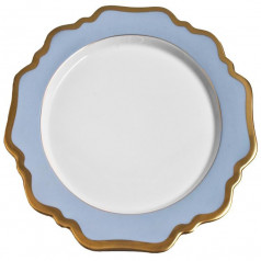 Anna's Palette Sky Blue Dinner Plate 10.5 in Rd