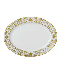 Darley Abbey White Oval Dish L/S (41 cm/16 in)