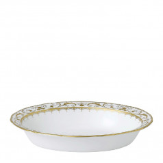 Darley Abbey White Open Vegetable Dish (24.5 cm/9.5 in)