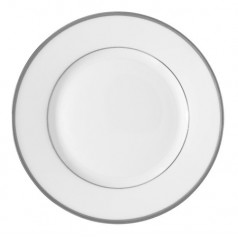 Fontainebleau Platinum (Filet Marli) Salad Cake Plate Round 7.7 in.