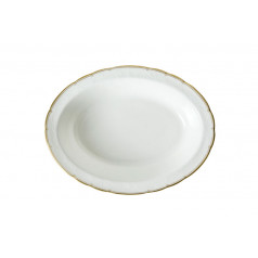 Darley Abbey Pure Gold Open Vegetable Dish