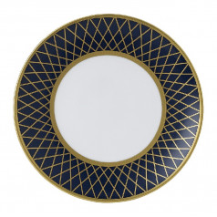 Majestic Navy Blue Coupe Plate (16.5cm/6.5in)