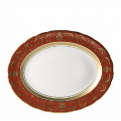 Regency Red Oval Dish S/S (34.5 cm/13.5 in) (Special Order)