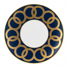 Riviera Dream Navy Blue Coupe Plate (21cm/8in)