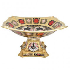 Old Imari Solid Gold Band Dolphin Centre Piece (Special Order)
