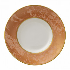 Crushed Velvet Copper Coffee Saucer (11.5 cm/4.5 in)