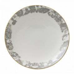 Crushed Velvet Grey Coupe Bowl (8.75in/22.5cm)