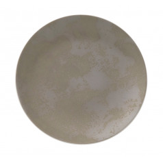 Crushed Velvet Grey Coupe Plate (16.5 cm/6.5 in)
