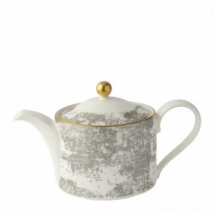 Crushed Velvet Grey Charnwood Teapot S/S