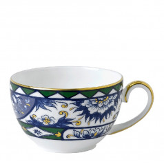 Victoria's Garden Blue & Green Tea Cup