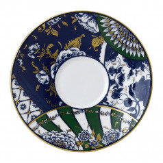 Victoria's Garden Blue & Green Tea Saucer (15 cm/6 in)
