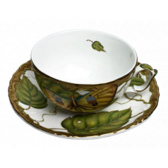 Exotic Butterflies Tea Cup & Saucer 8 oz