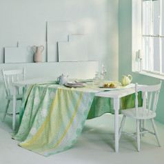 Mille Lace Amande Tablecloth 59" x 87"