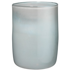 Vapor Hand Blown Glass Vase, Blue