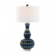 Genevieve Table Lamp, Blue