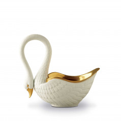 Swan White Bowl Medium 6.5x6.5" - 17 x 17cm