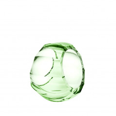 Aura /1 Ikebana Ocean Green Lead-Free Crystal, Cut 15 cm