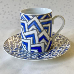 Ocean Tall Cup And Saucer