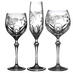 Springtime Clear Red Wine Glass H