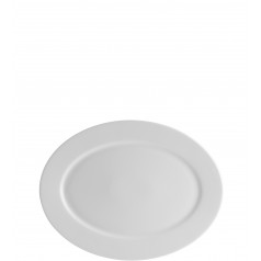Broadway White Small Oval Platter