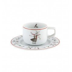 Noel Coffee Cup & Saucer "To Fly"