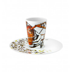 Escape Goat Espresso Cup And Saucer XII