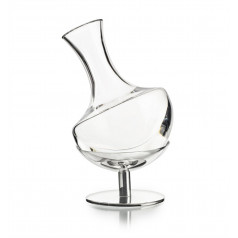 Império Decanter With Silver Plated Base