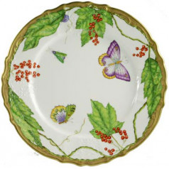 Wildberries Red Salad Plate 7.5 in Rd