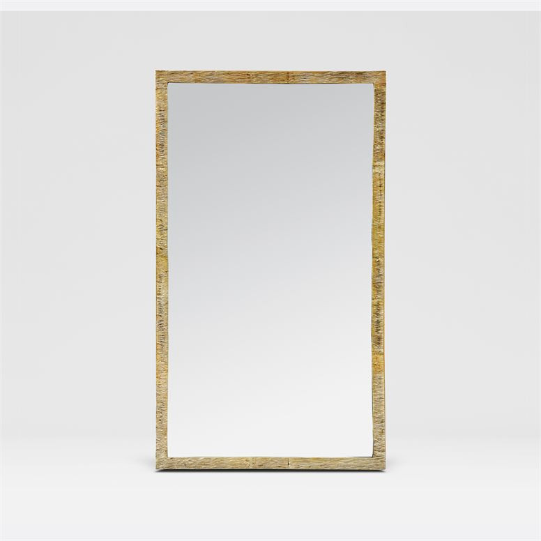 Made Goods Regent 26 In W X 38 In H Rectangular Etched Gold Brass Mirror Gracious Style