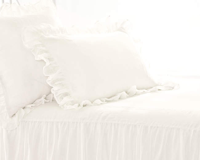 Pine Cone Hill Savannah Linen Gauze White Bedding