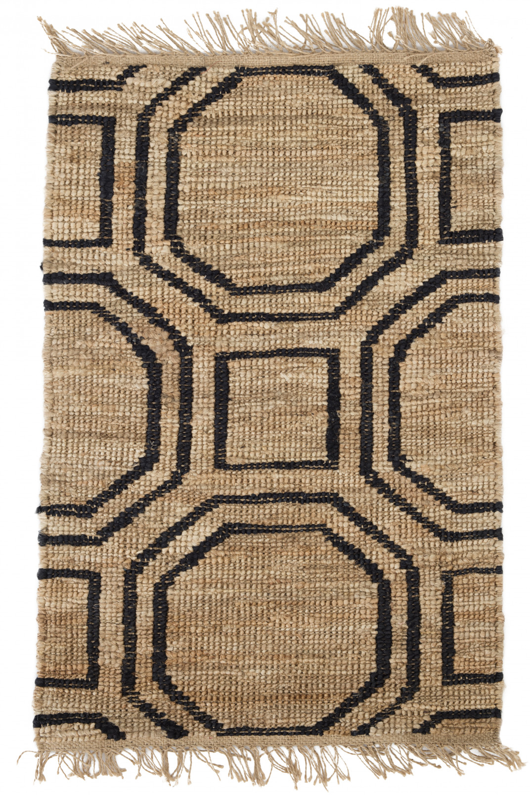 Dash & Albert Hexile Hand Knotted Jute Rug 10x14 Gracious Style