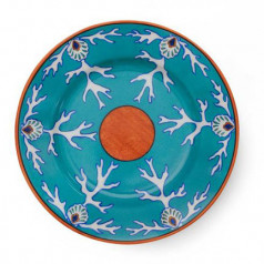 Lagon Dinner Plate Coral 10.25 in Rd