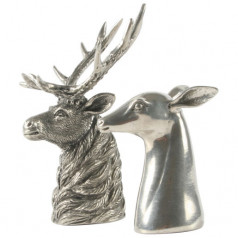 Lodge Style Stag And Doe Salt And Pepper Set
