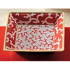 Cristobal Coral Candy Dish 6.6929x6.5" in a gift box