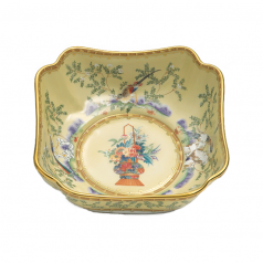 Ching Garden Square Bowl Small 6.25"