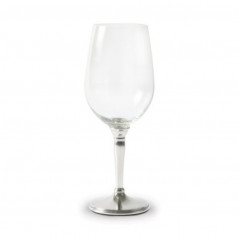 Medici Classic Pewter Stem White Wine Glass