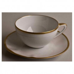 Simply Elegant Gold Tea Saucer