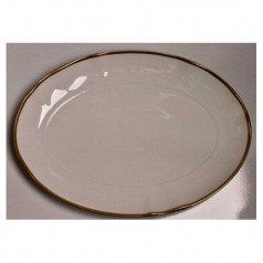 Simply Elegant Gold Oval Platter