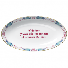 Mother -Thank You For The Gift Of Wisdom And Love, Ring Tray 8" X 4.25"