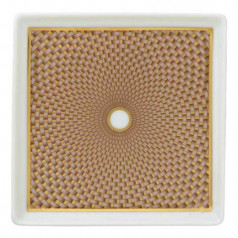 Tresor Beige Small Tray motive No1 11 in. x 11 in. in a holster
