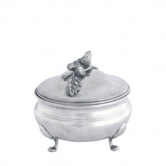 Majestic Forest Pewter Acorn Sauce Bowl