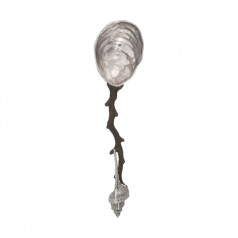 Sea And Shore Pewter And Bronze Oyster Coral Serving Spoon