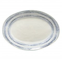 Nantucket White Oval Platter 15.75'' X 11.25'' H1.75''