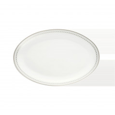 Malmaison Impériale Oval Platter 28 Cm Platinum Porcelain
