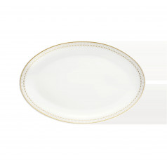 Malmaison Impériale Oval Platter Gold Porcelain