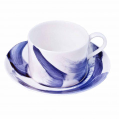 Brushstroke Blue Cup