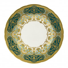 Heritage Forest Green and Turquoise Dinnerware