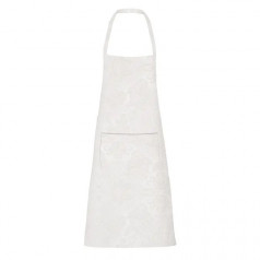 Mille Isaphire Blanc Coated Cotton Apron 30" x 33"